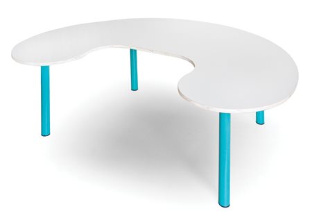 שולחן פרסה קוטר 160 מתכת
